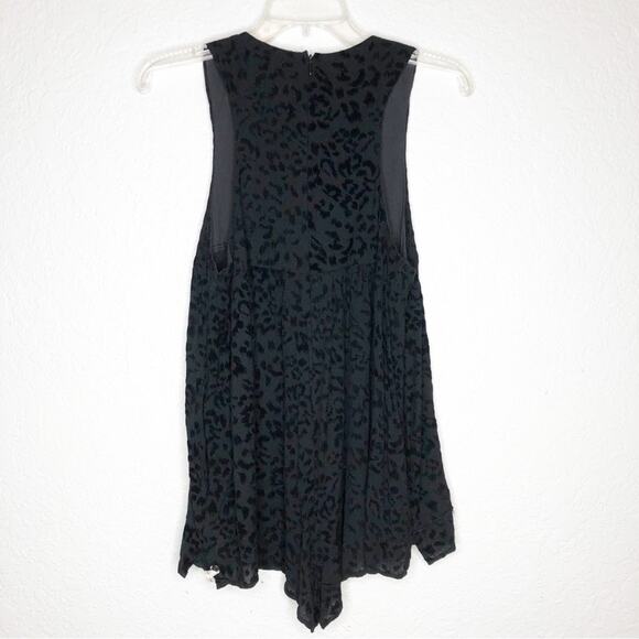 One Teaspoon black whiskey animal print sleeveless romper size Small - Picture 15 of 16